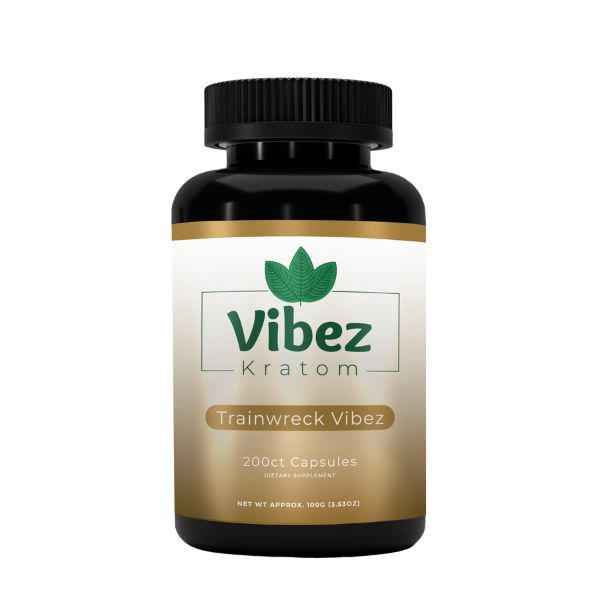 Vibez Kratom Trainwreck Vibez 200ct Capsules