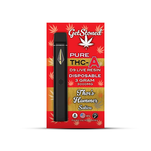 Get Stoned Thors Hammer 3g Dispo