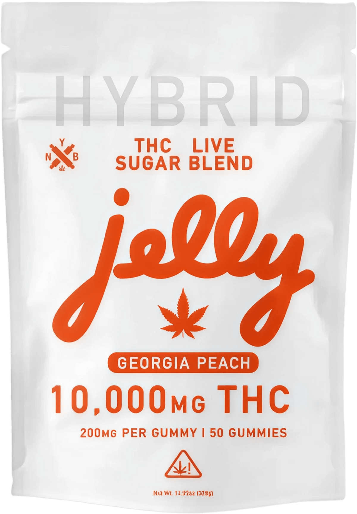 Jelly THC Live Sugar Blend Hybrid 10000mg Georgia Peach
