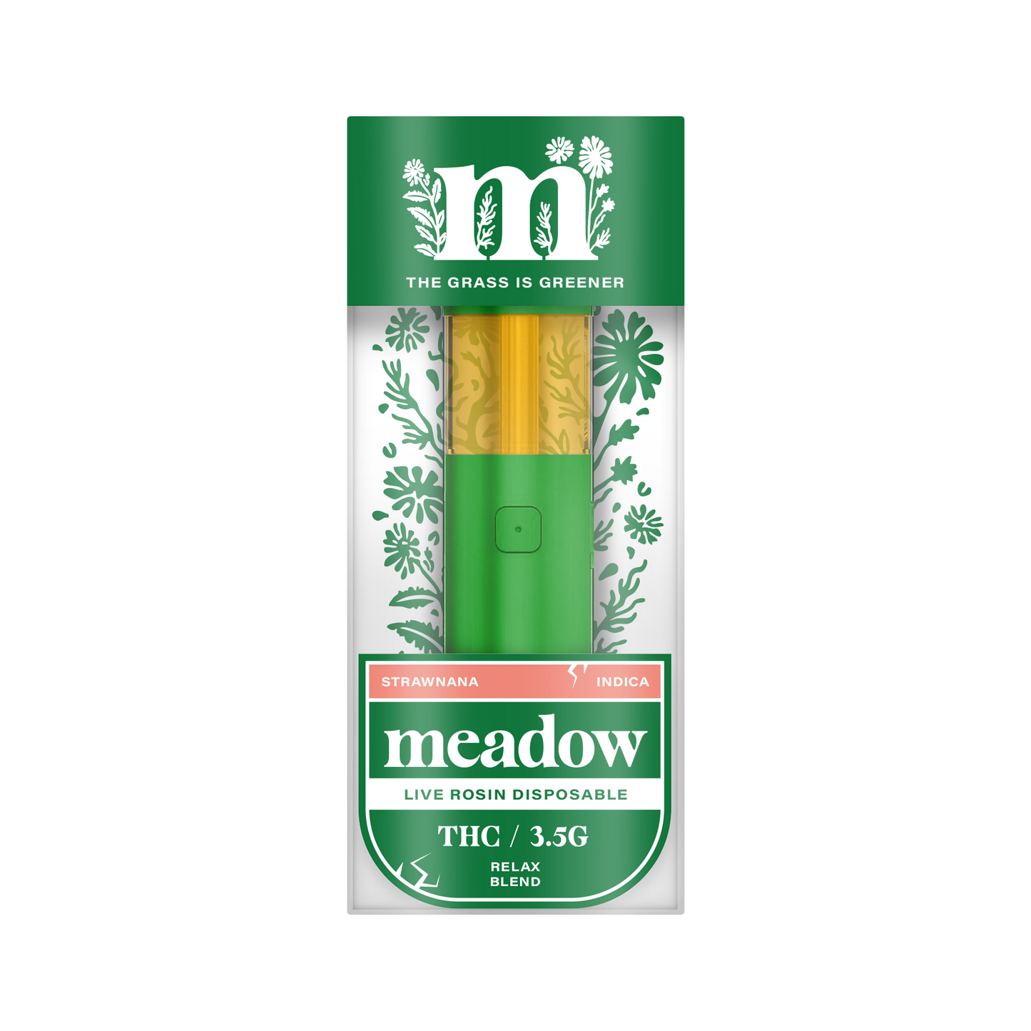 Meadow 3.5g Strawnana THC Disposable - Indica
