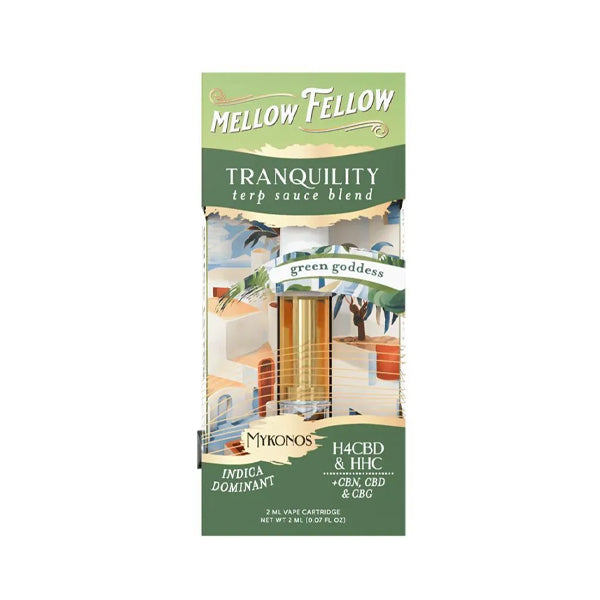 Mellow Fellow Tranquility Green Godess 2 Gram Cartridge