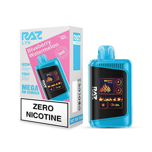 Raz 25k Blueberry Watermelon Zero Nicotine