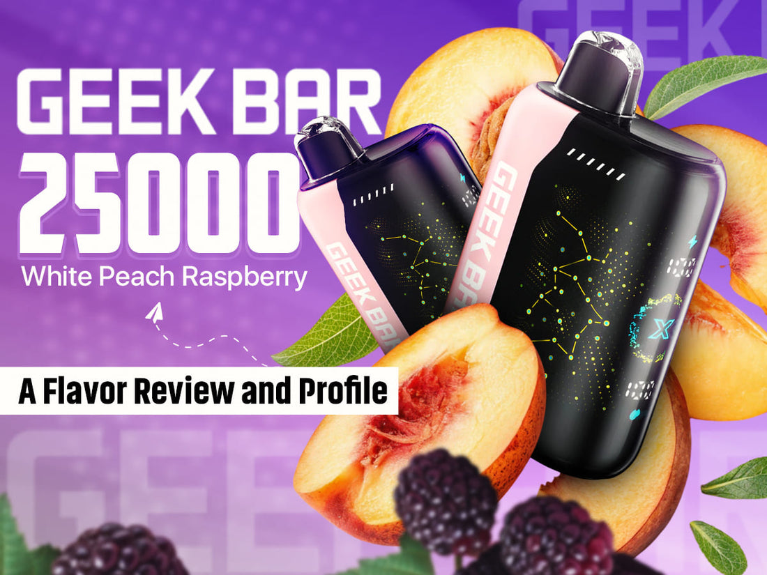 Geek Bar 25000 White Peach Raspberry