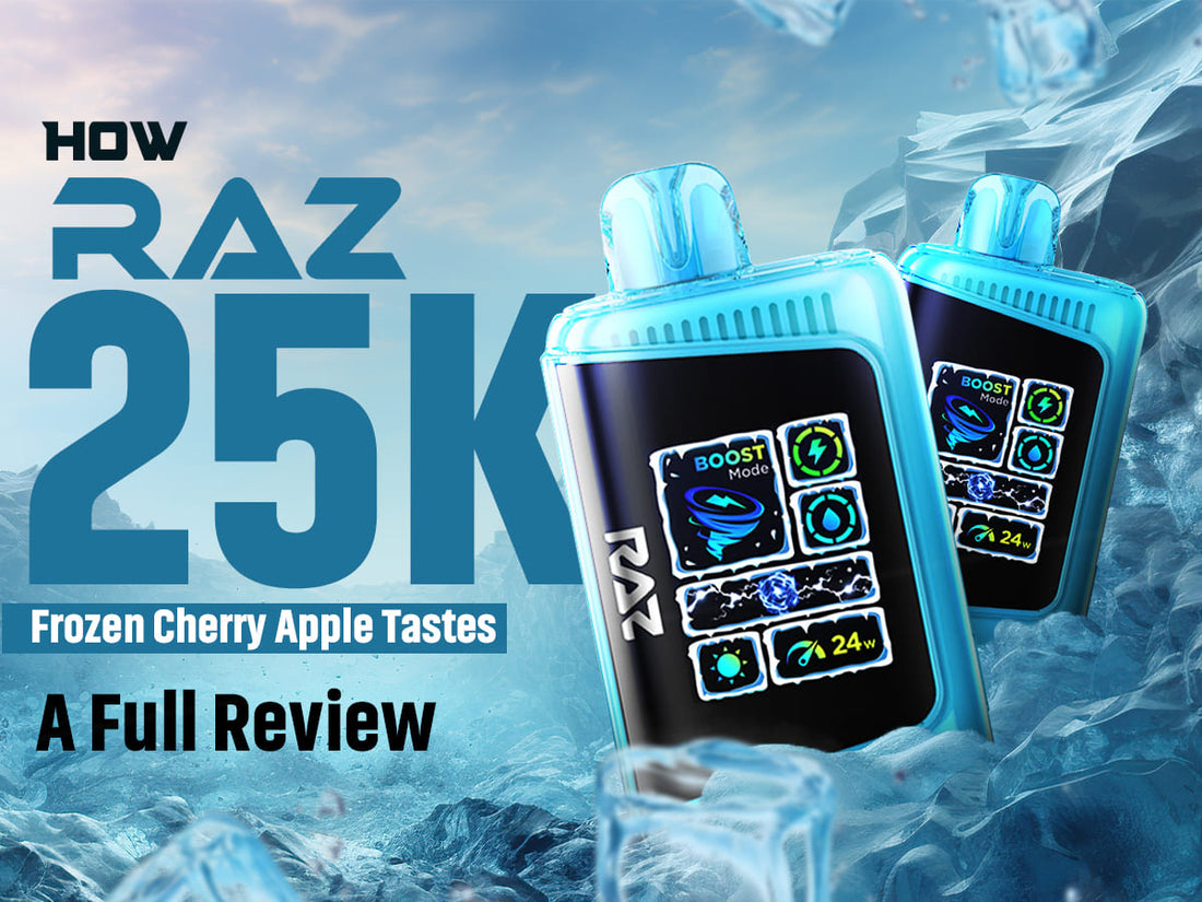 How Raz 25K Frozen Cherry Apple Tastes