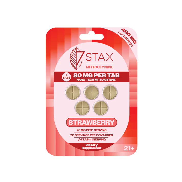 7Stax Tabs 120mg 5ct Strawberry