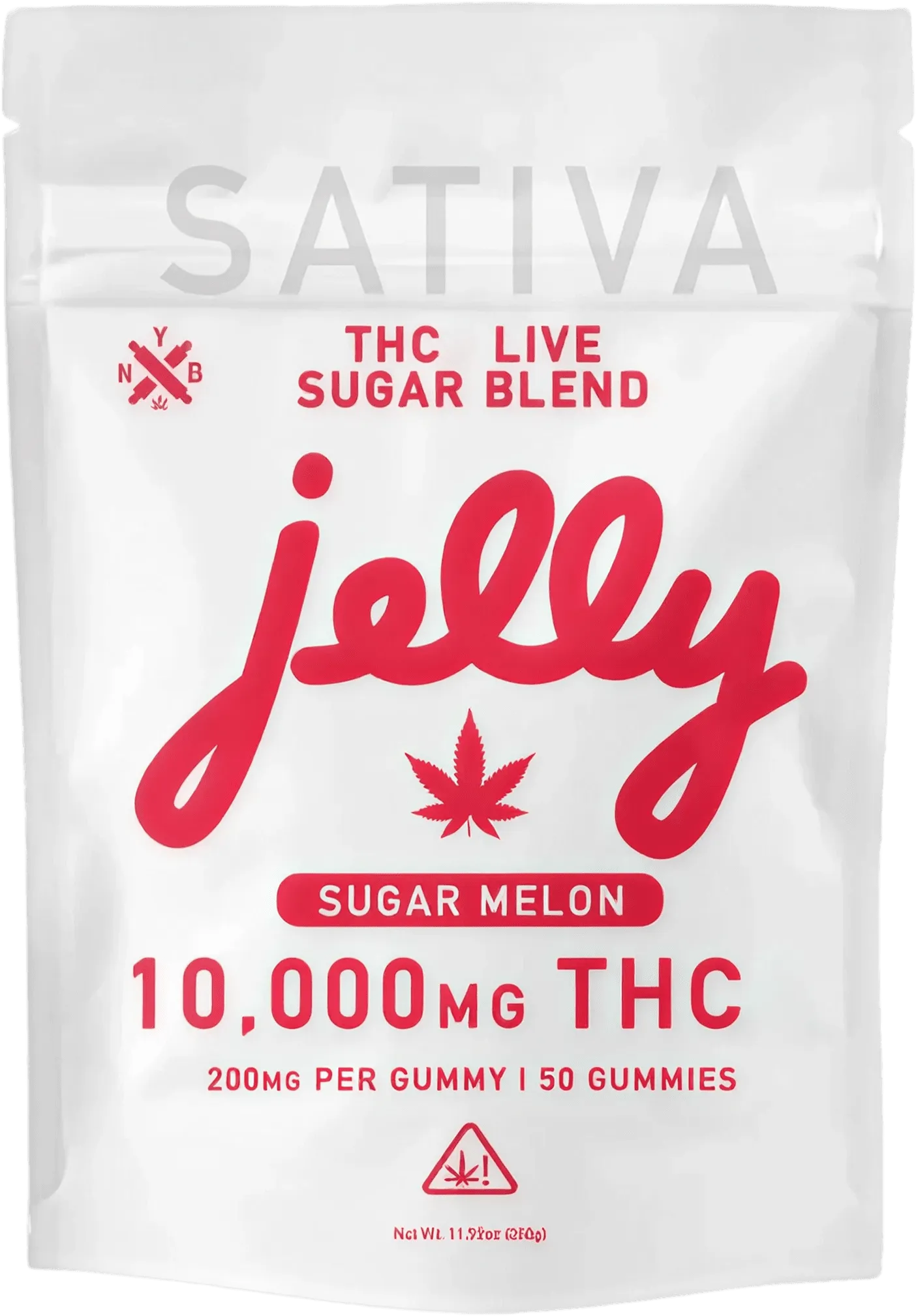 Jelly THC Live Sugar Blend Sativa 10000mg Sugar Melon