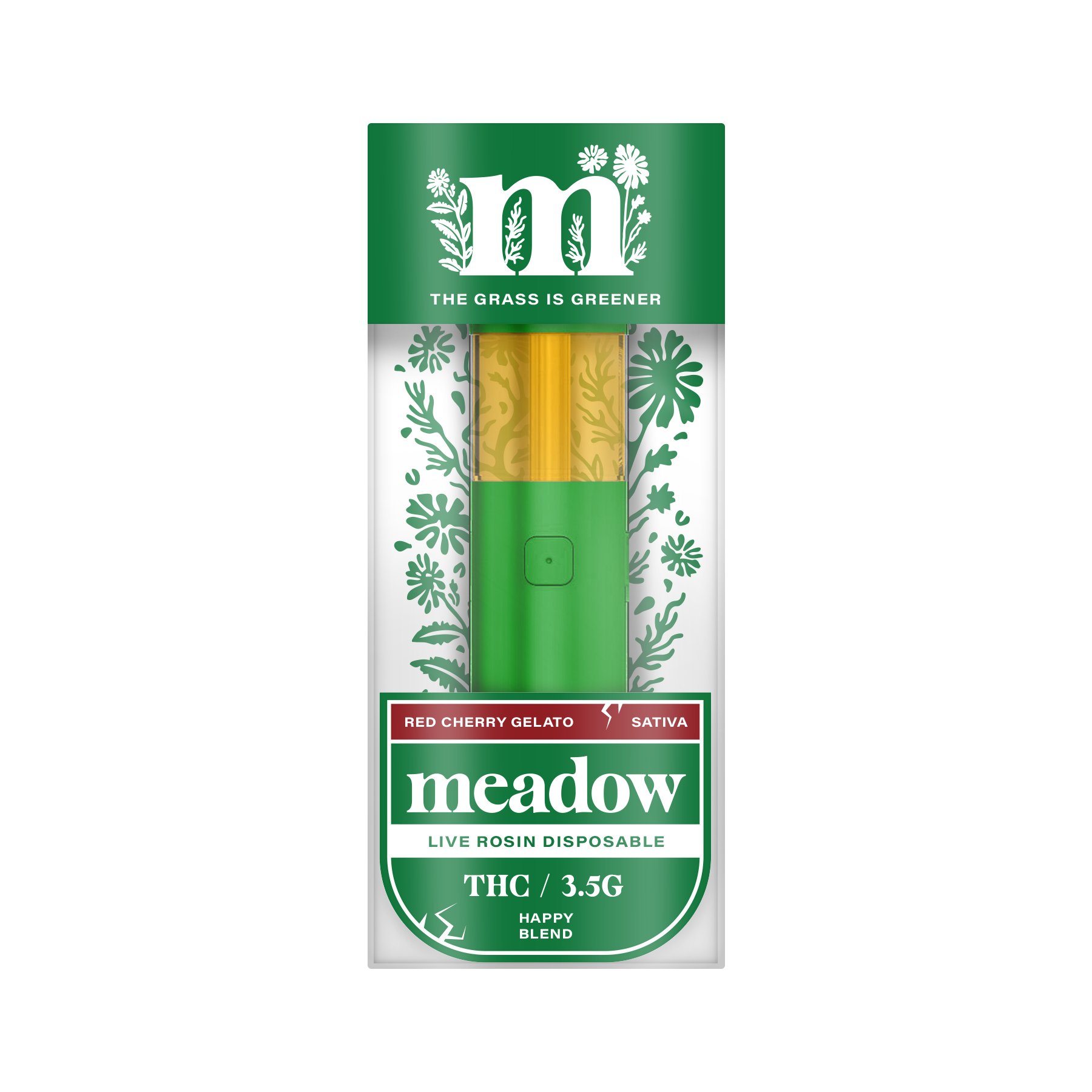 Meadow 3.5g Red Cherry Gelato THC Disposable - Sativa