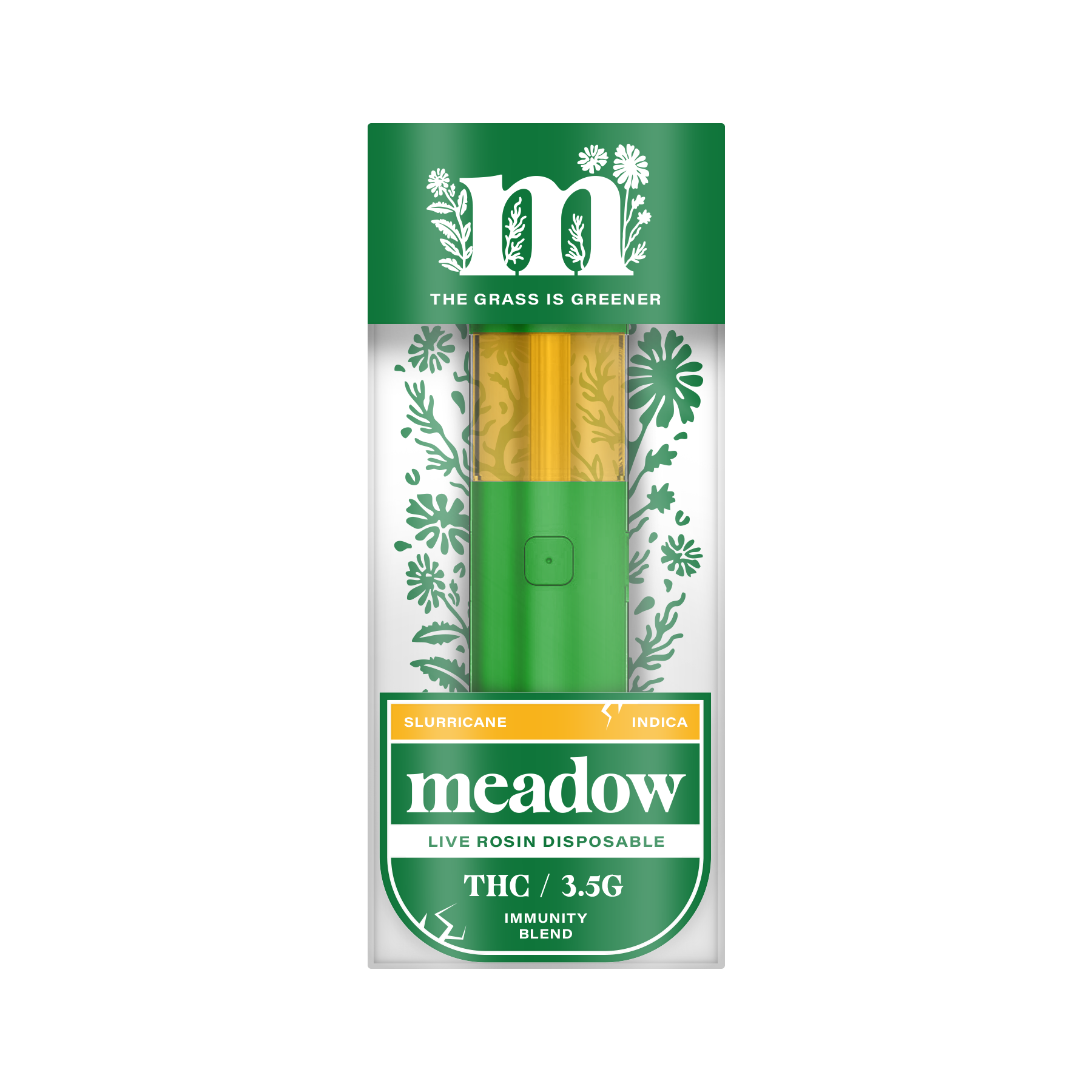 Meadow 3.5g Slurricane THC Disposable - Indica