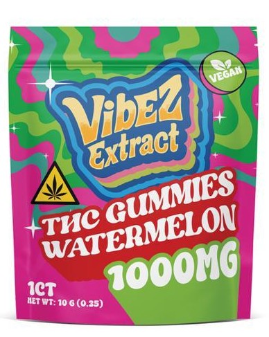 Vibez Extract 1000mg Watermelon Gummy