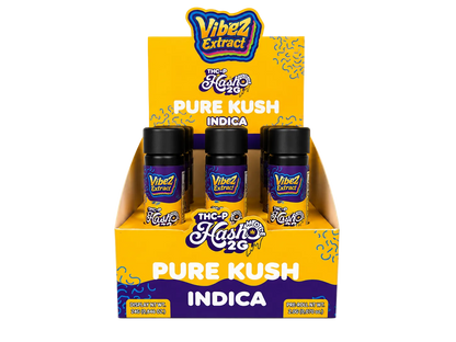 Vibez Extract THCp Pre-roll 2g Hash hole Pure Kush 12ct Box - Indica