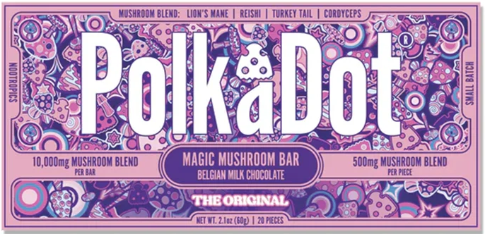 Polka Dot Mushroom Bar Original - 10,000 mg