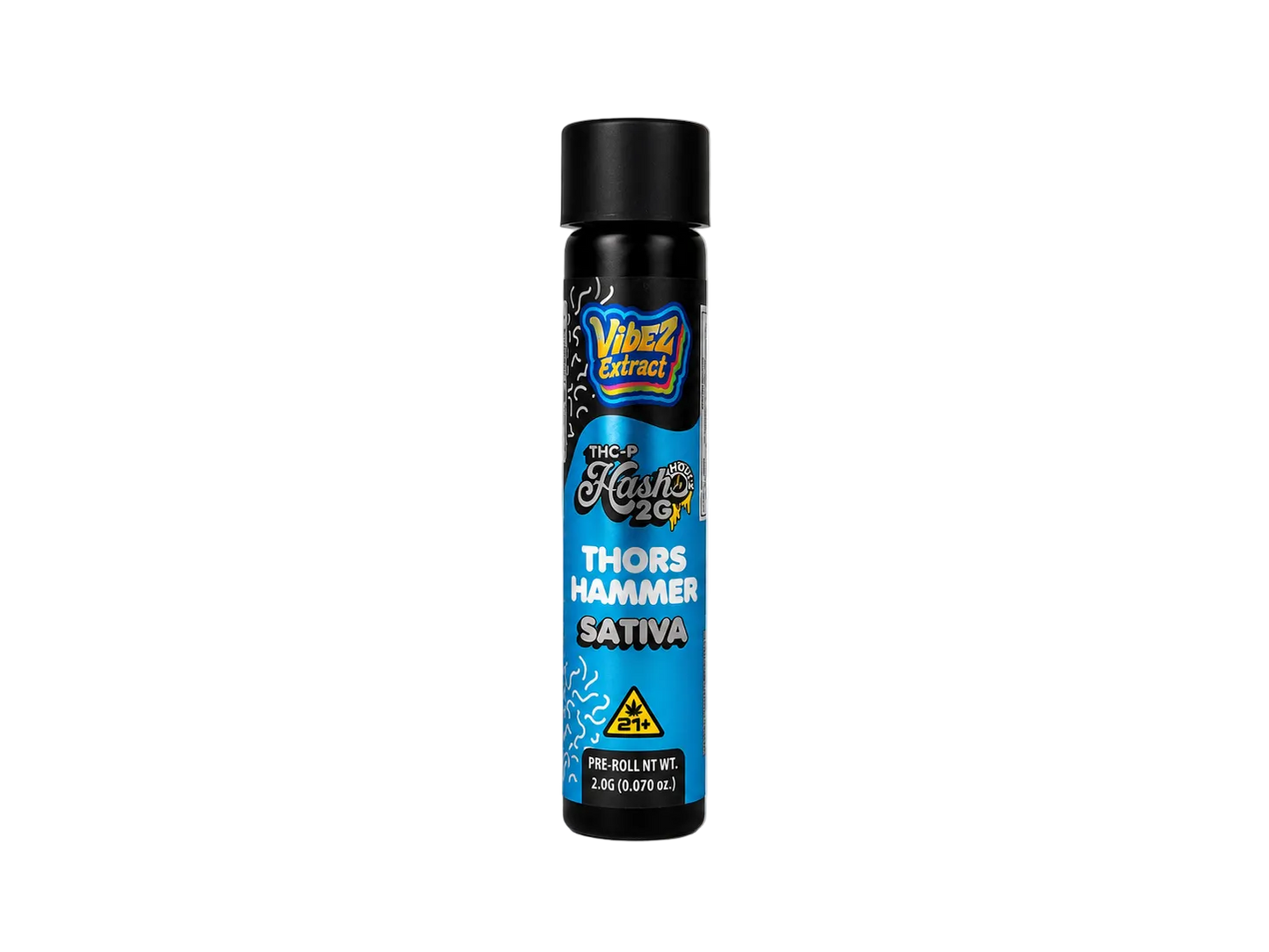 Vibez Extract THCp Hashole Thors Hammer 2g Pre-roll - Sativa